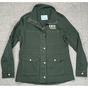 Knob Creek Kentucky US Men's Green Military Style Utility‎ Jacket Size Small